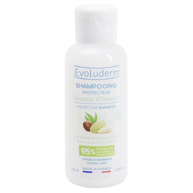 Shampoing protecteur Evoluderm Lait d'amande douce et Karit&eacute; 100ml