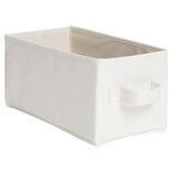 Panière de rangement pour Box Cube beige 31x15xH15cm