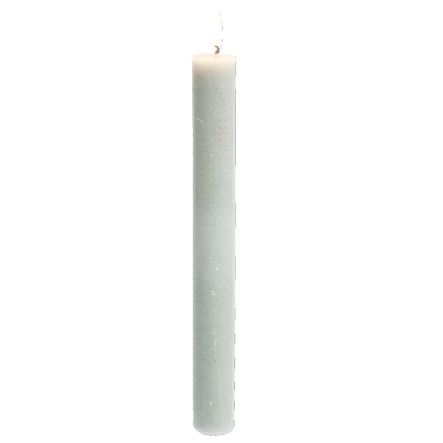 Bougie chandelle verte 8H