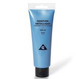 Peinture acrylique bleu m&eacute;tallis&eacute; 120ml