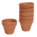 Mini pot rond en terre cuite &Oslash;7xH6cm