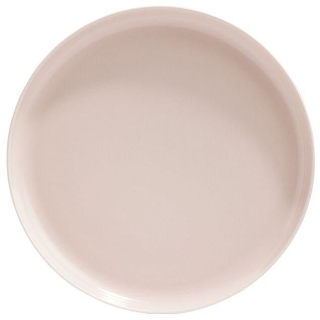 Assiette &agrave; dessert Oslo porcelaine rose &Oslash;19cm