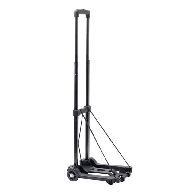 Diable 30kg m&eacute;tal et plastique noir 32x23,5xH96,5cm