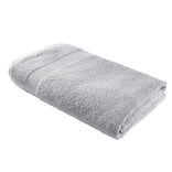 Drap de bain maxi 90x150cm coton gris acier