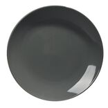 Assiette plate Madrid &Oslash;27cm fa&iuml;ence grise