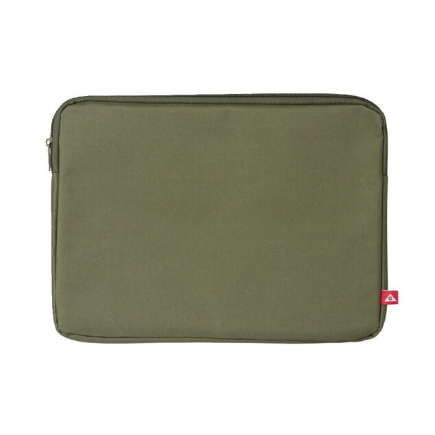 Pochette protection ordinateur polyester vert 34x24x2cm