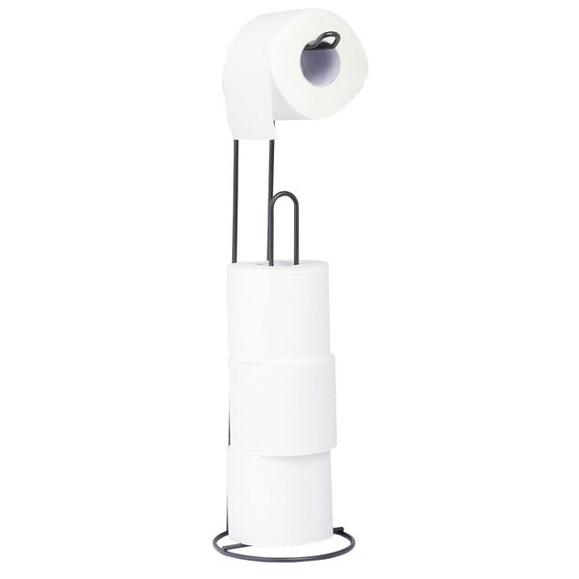 Support papier WC métal noir