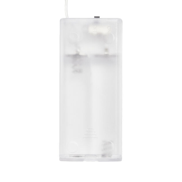 Guirlande lumineuse &agrave; piles 20LED blanc chaud 2,2m