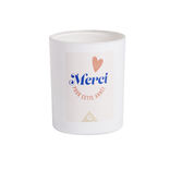 Bougie Merci pour cette ann&eacute;e orange senteur vanille