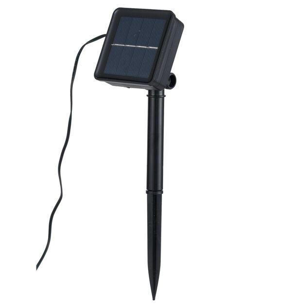 Guirlande de No&euml;l solaire lumineuse 120LED blanc chaud L890cm