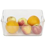 Bac rangement frigo 5L plastique transparent 27,2x18,7xH11cm