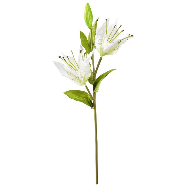 Fleur artificielle XL lys blanc H115cm