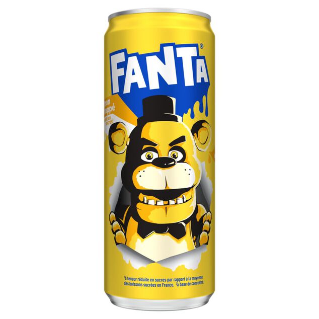 Boisson gazeuse Fanta citron canette 33cl