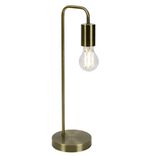 Lampe de table filaire métal doré Ø13xH45cm