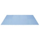 Dalle de protection piscine et spa mousse bleu 50x50cm x8