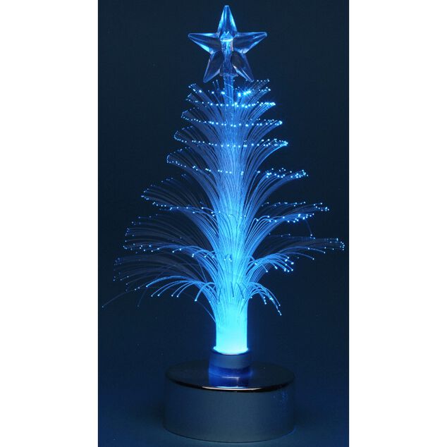 Sapin lumineux fibre optique multicolore