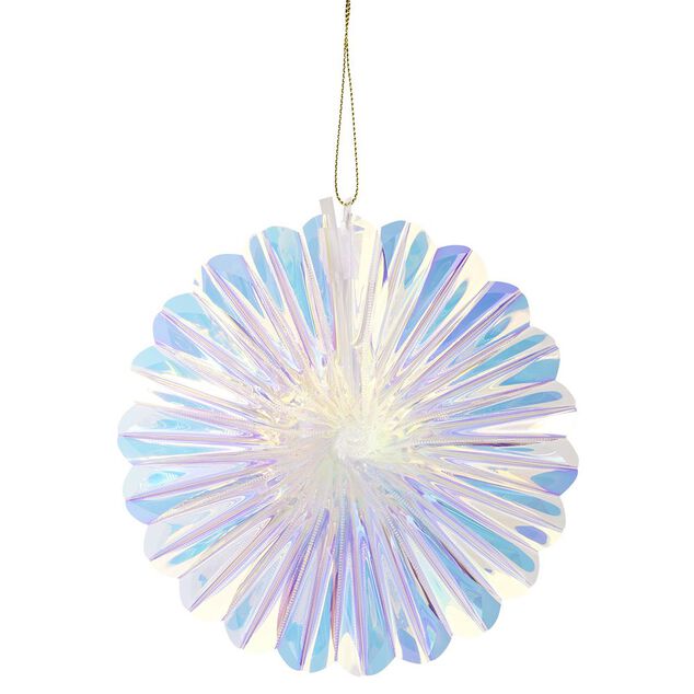 Rosace effet iridescent &agrave; suspendre &Oslash;16cm
