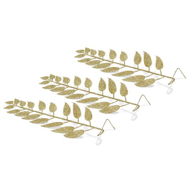 Branche scintillante dor&eacute;e