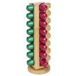 Porte capsules rotatif en bambou Ø10xH29cm