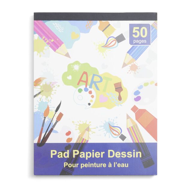 Lot de 50 feuilles pour peinture &agrave; l'eau