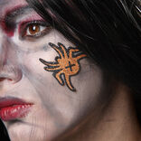 Palette de maquillage paillet&eacute; Halloween