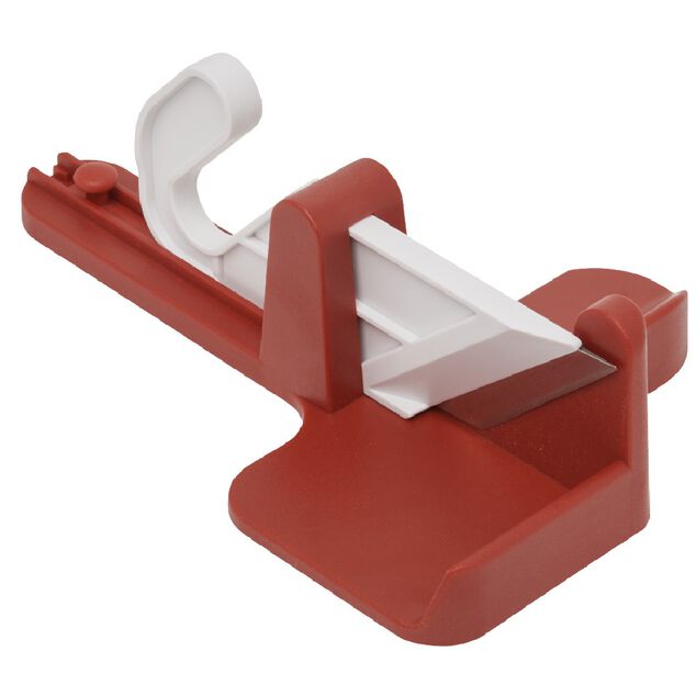 Trancheuse à saucisson rouge blanc