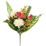 Piquet fleur artificielle automne &Oslash;25xH45cm