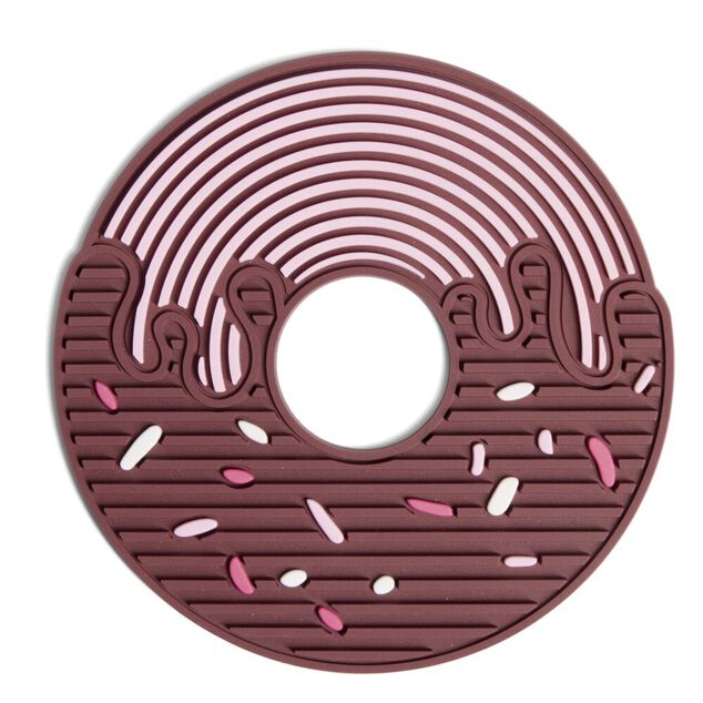 Tapis nettoyant pour pinceaux &agrave; maquillage &oslash;15cm