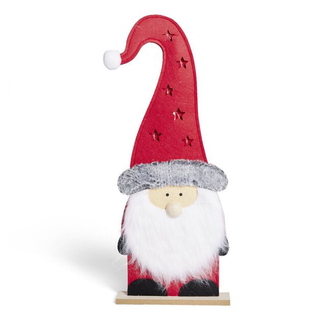 Gnome &agrave; poser lumineux avec LED H59,5cm  (2 mod&egrave;les)