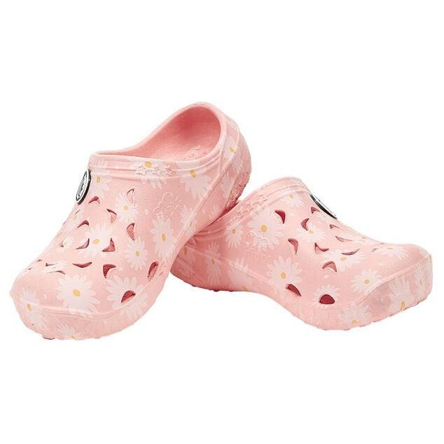 Sabots Hipps enfant &eacute;t&eacute; motif fleur rose 26/27