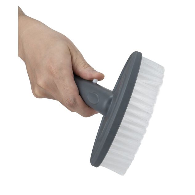 Accessoires nettoyage spa x3 &eacute;puisette et brosses Aquaway gris anthracite