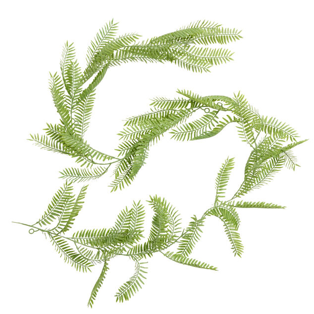 Guirlande foug&egrave;re artificielle verte L180cm