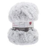 Fil &agrave; tricoter Louve blanc 50 g