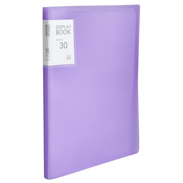 Prot&egrave;ge document A4 couverture violet transparent 60 vues