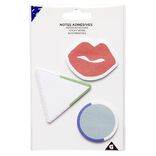 &Eacute;tiquette adh&eacute;sive repositionnable design color block