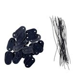 Attache canisse grise L15 cm x10