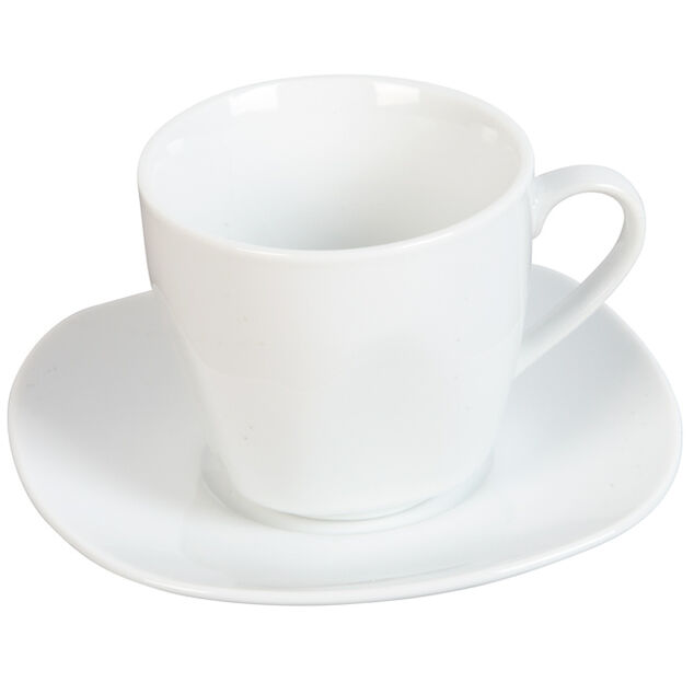 Tasse blanche porcelaine X6