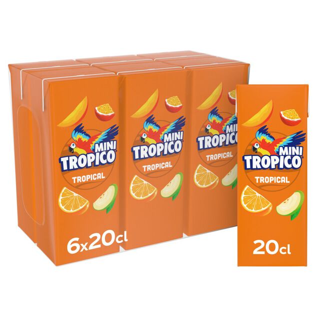 Boisson Tropico tropical Pack de 6 briques 20cl