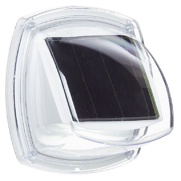 Lampe solaire pour all&eacute;e blanc x2