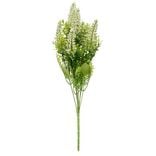 Piquet bruyère fleur artificielle Ø15xH56cm blanc