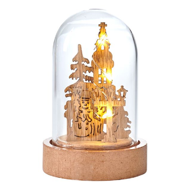 D&eacute;coration sous cloche &agrave; poser 3 &agrave; 10 LED