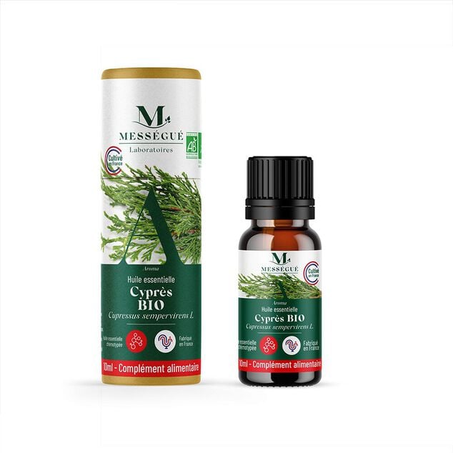 Huile essentielle cypr&egrave;s bio Mess&eacute;gu&eacute; 10ml