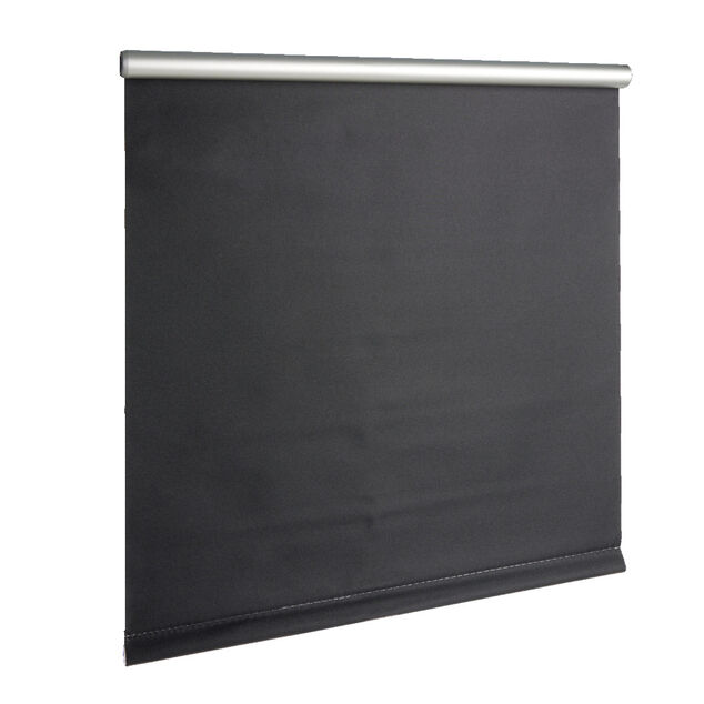 Store enrouleur avec ou sans per&ccedil;age occultant noir 55.5x160cm