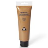 Tube de peinture acrylique orange cuivré metallisé 120ml