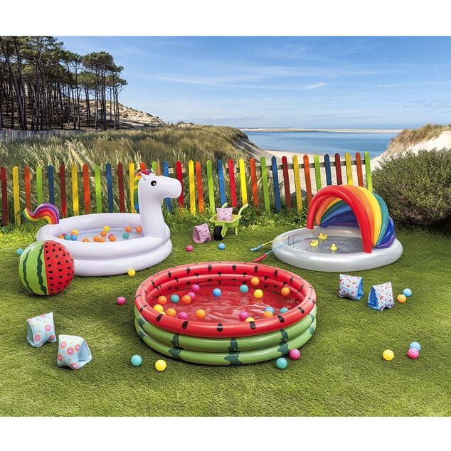 Piscinette gonflable enfant past&egrave;que &Oslash;120xH30cm