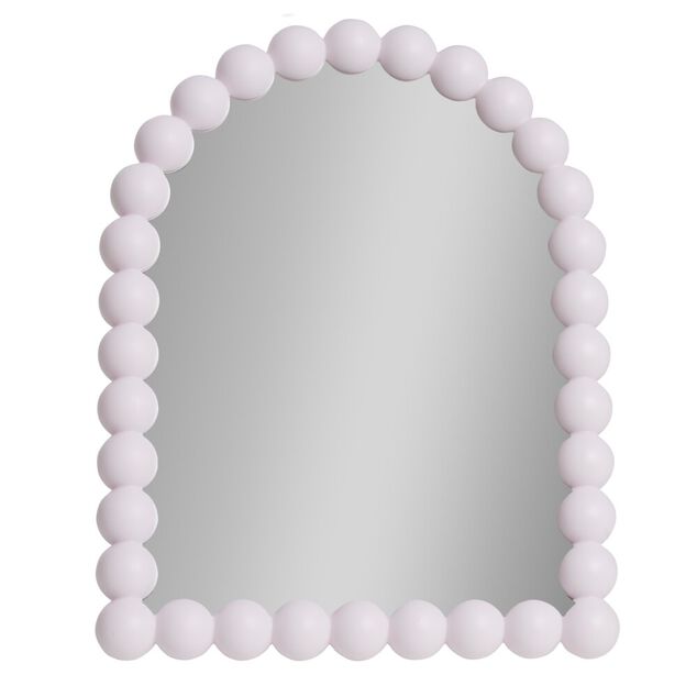 Miroir forme arche contour bulles pastel 16,5xH21,5cm (2 modèles)