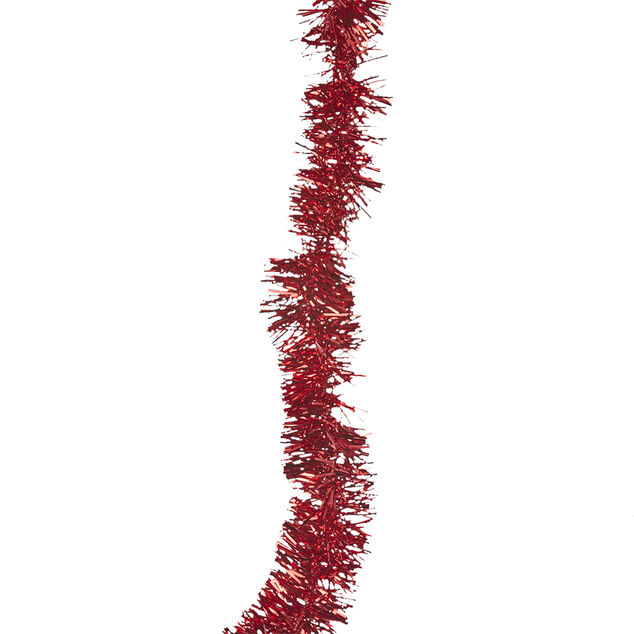 Guirlande de Noël rouge 2 m