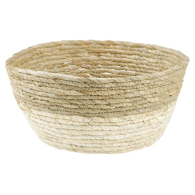 Panier d&eacute;co en mati&egrave;re naturelle