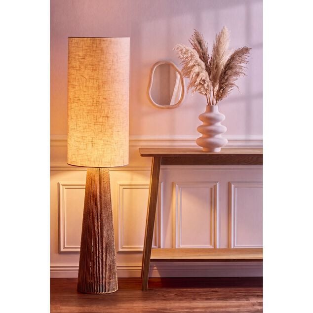Lampe &agrave; poser effet pierre &Oslash;31xH131cm