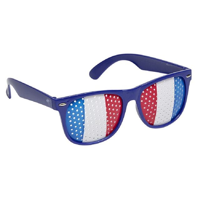 Lunettes avec drapeau fran&ccedil;ais